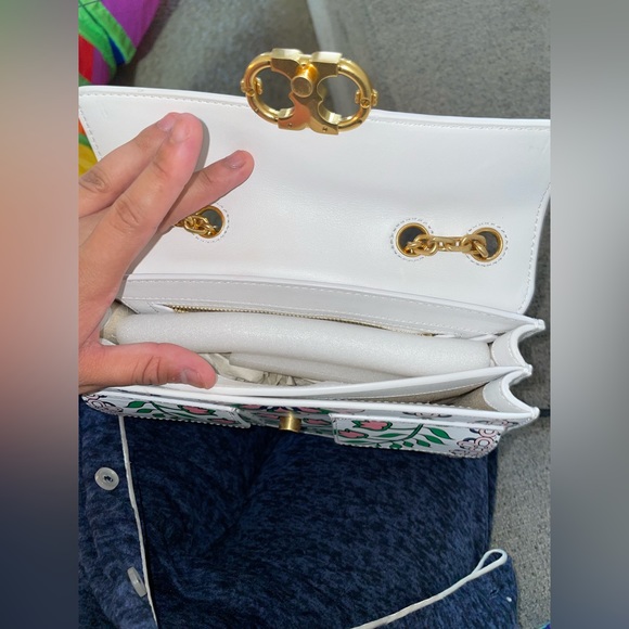 Tory Burch Garden Party Engineered Satchel - Picture 7 of 8